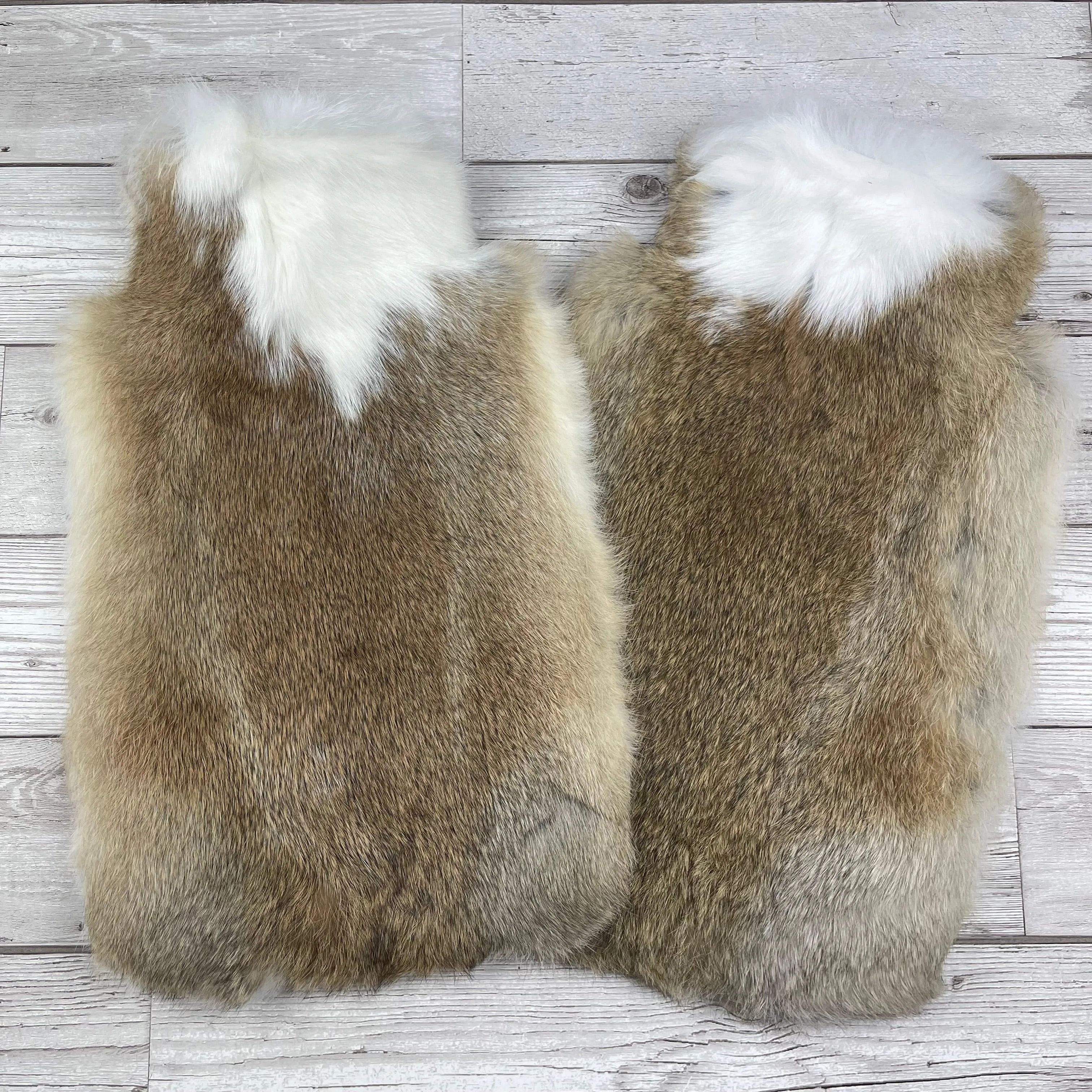 Luxury Real Fur Hot Water Bottle Duo set #408