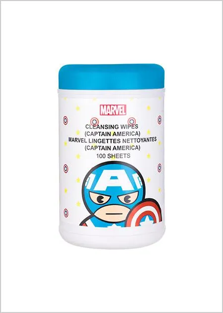 Marvel's Cleansing Wipes Captain America x100