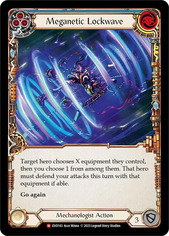 Meganetic Lockwave [EVO143] (Bright Lights)  Rainbow Foil