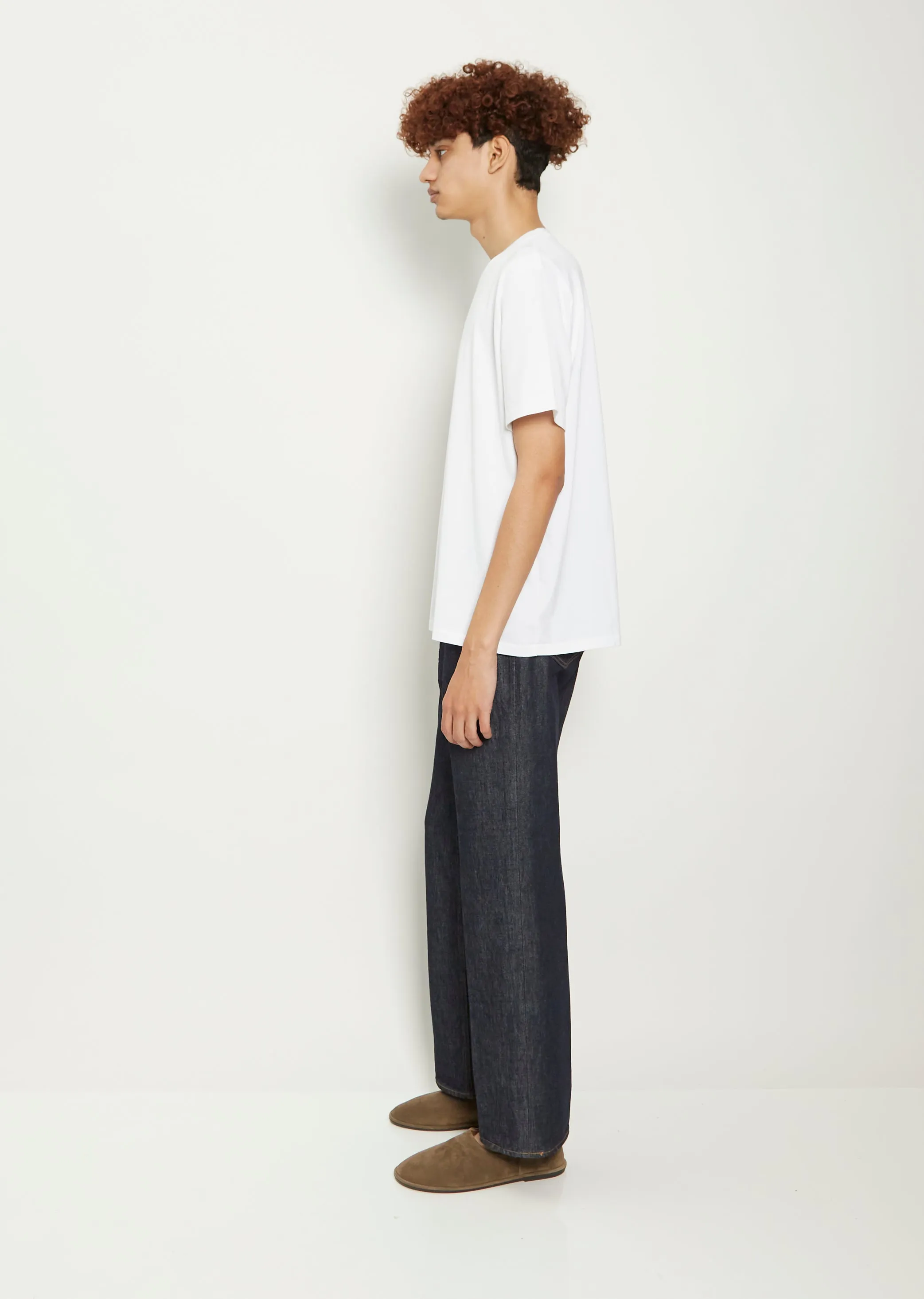 Men's Luster Plaiting Tee — White