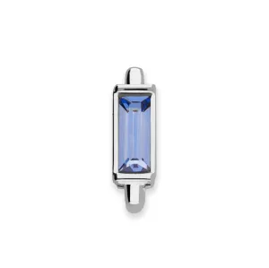 Mesh charm marine silver