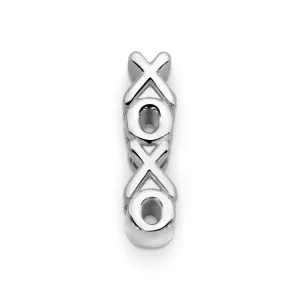 Mesh charm xoxo silver