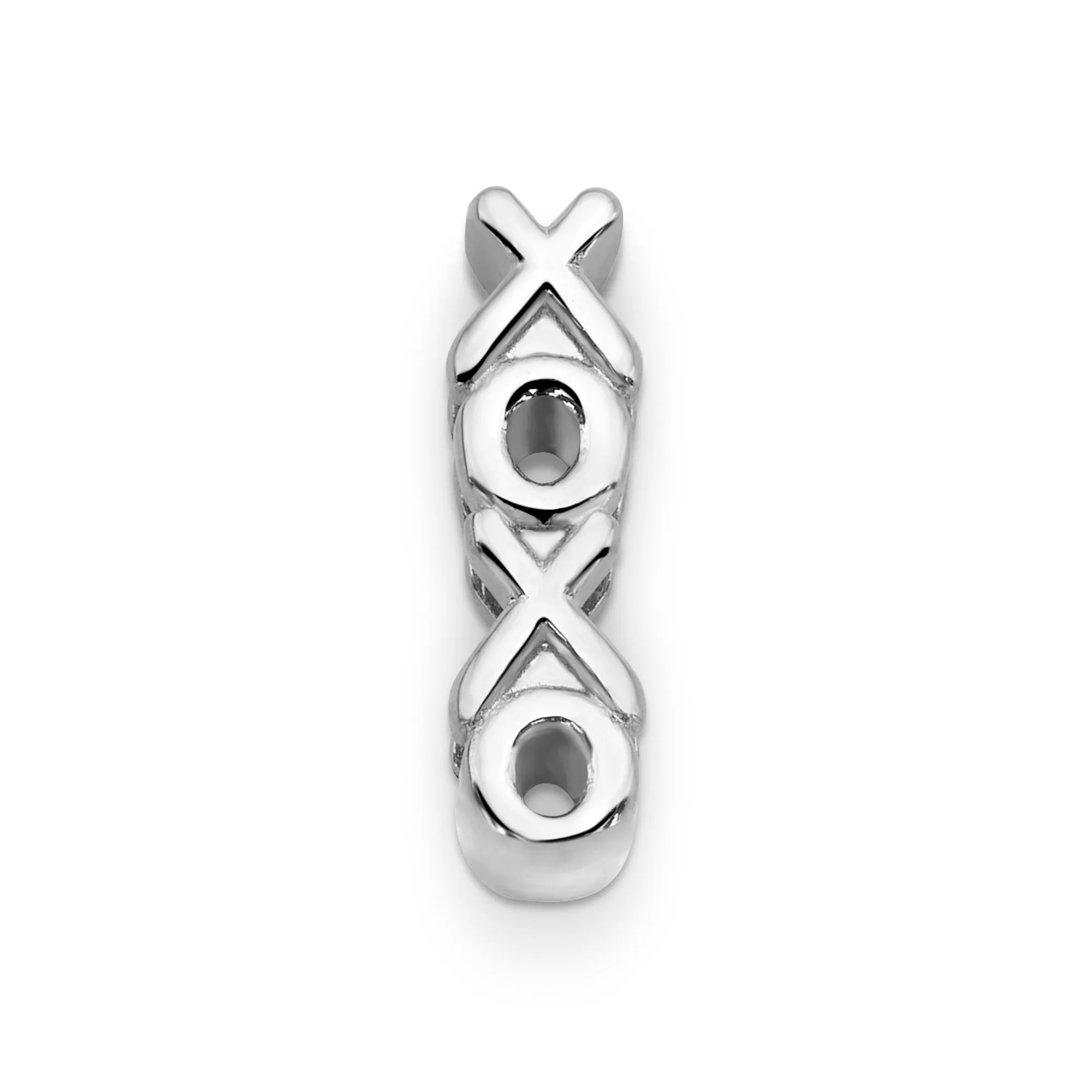 Mesh charm xoxo silver