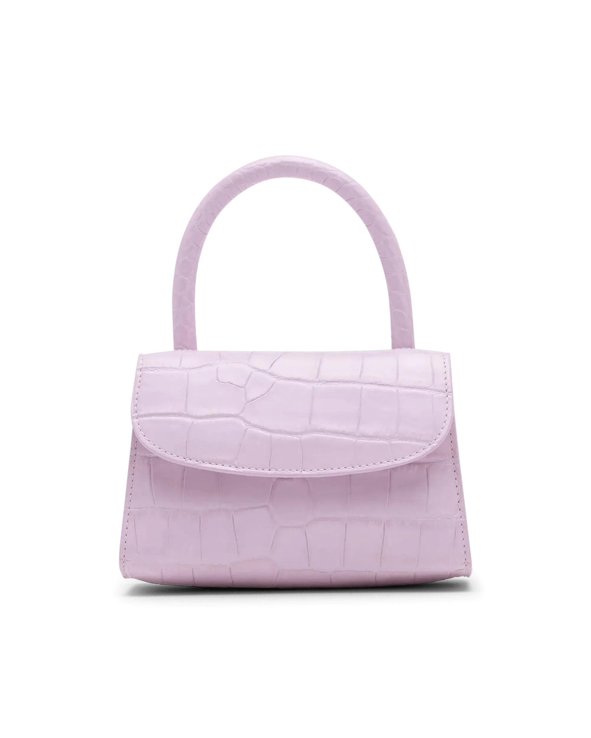 Mini Croc-Effect Crossbody Bag