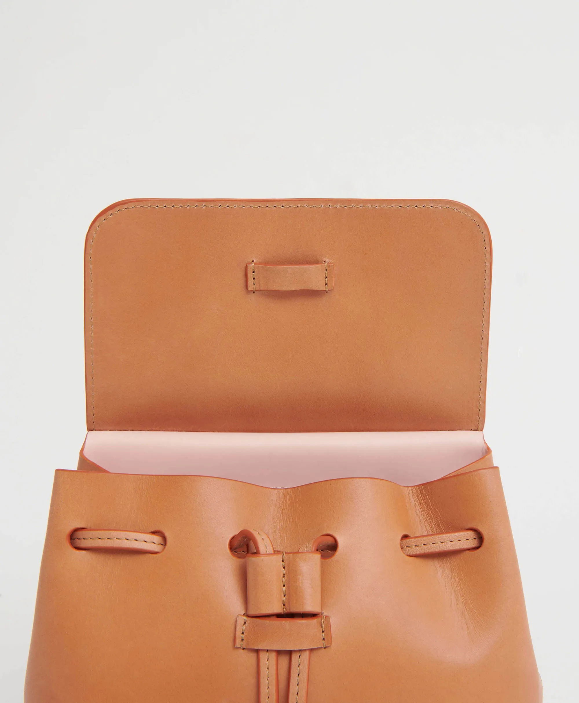 Mini Lady Bag - Cammello/Rosa