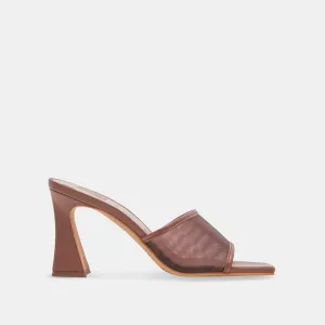 NARDA HEELS ESPRESSO MESH