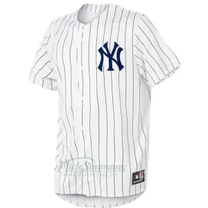 New York Yankees Chest Logo Replica MLB Baseball Jersey by Majestic