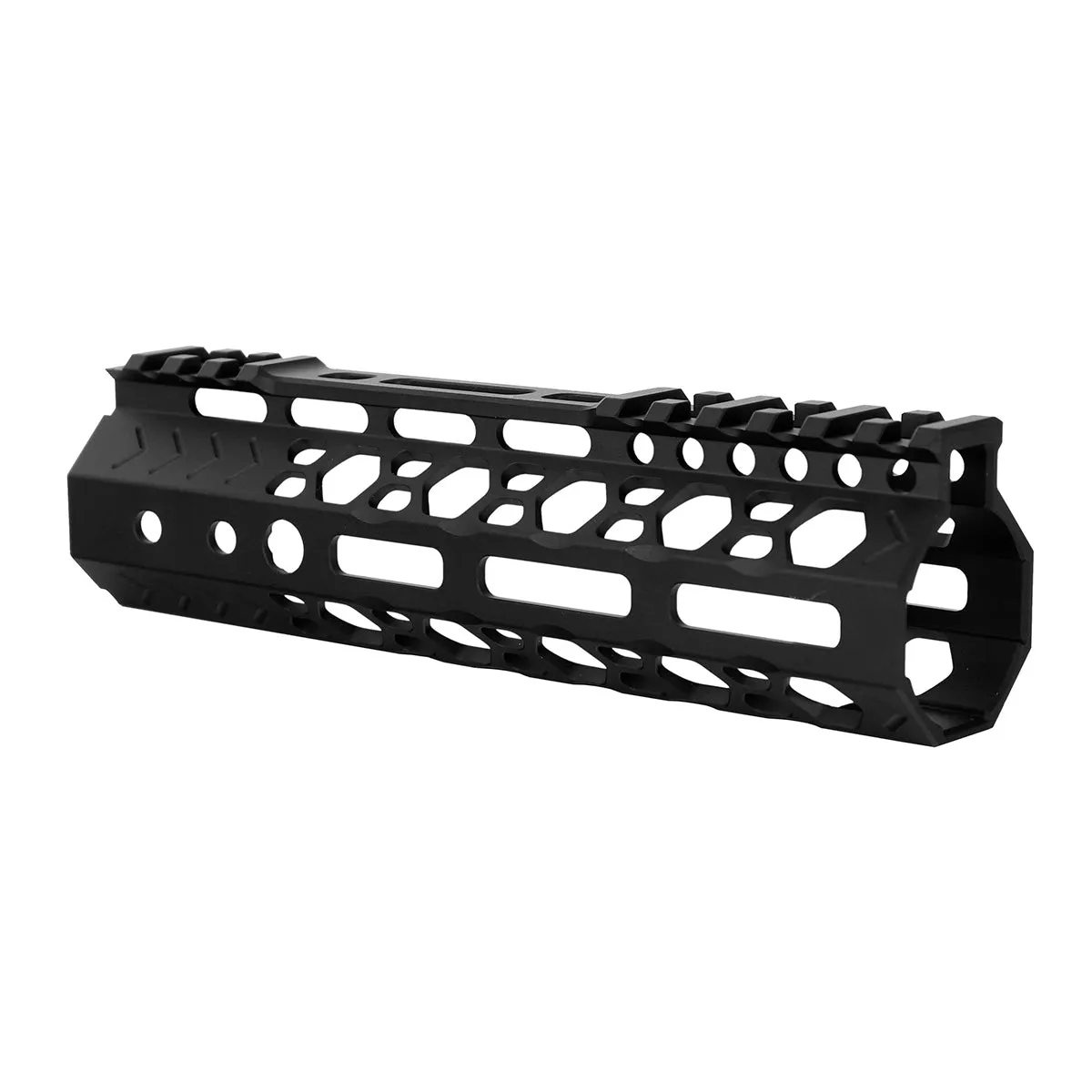 ohhunt AR-15 7" Free Float M-lok Handguard Ultra Light Hex with Steel Barrel Nut