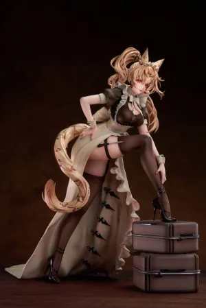 Original Character PVC Statue 1/7 Battle Maid Different Species Leopard Cat Maria Deluxe Edition 24 Cm