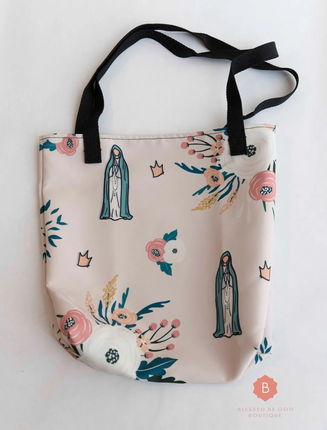 Our Lady of Fatima Catholic Tote Bag