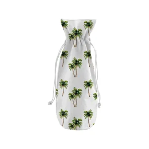 Palm Tree Christmas Wine Bottle Bag