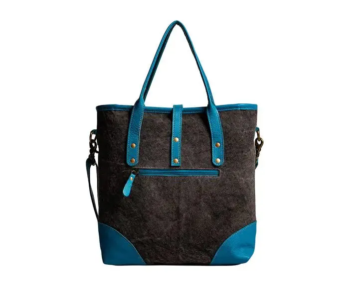 Pecos Pointe Canvas & Hairon Bag