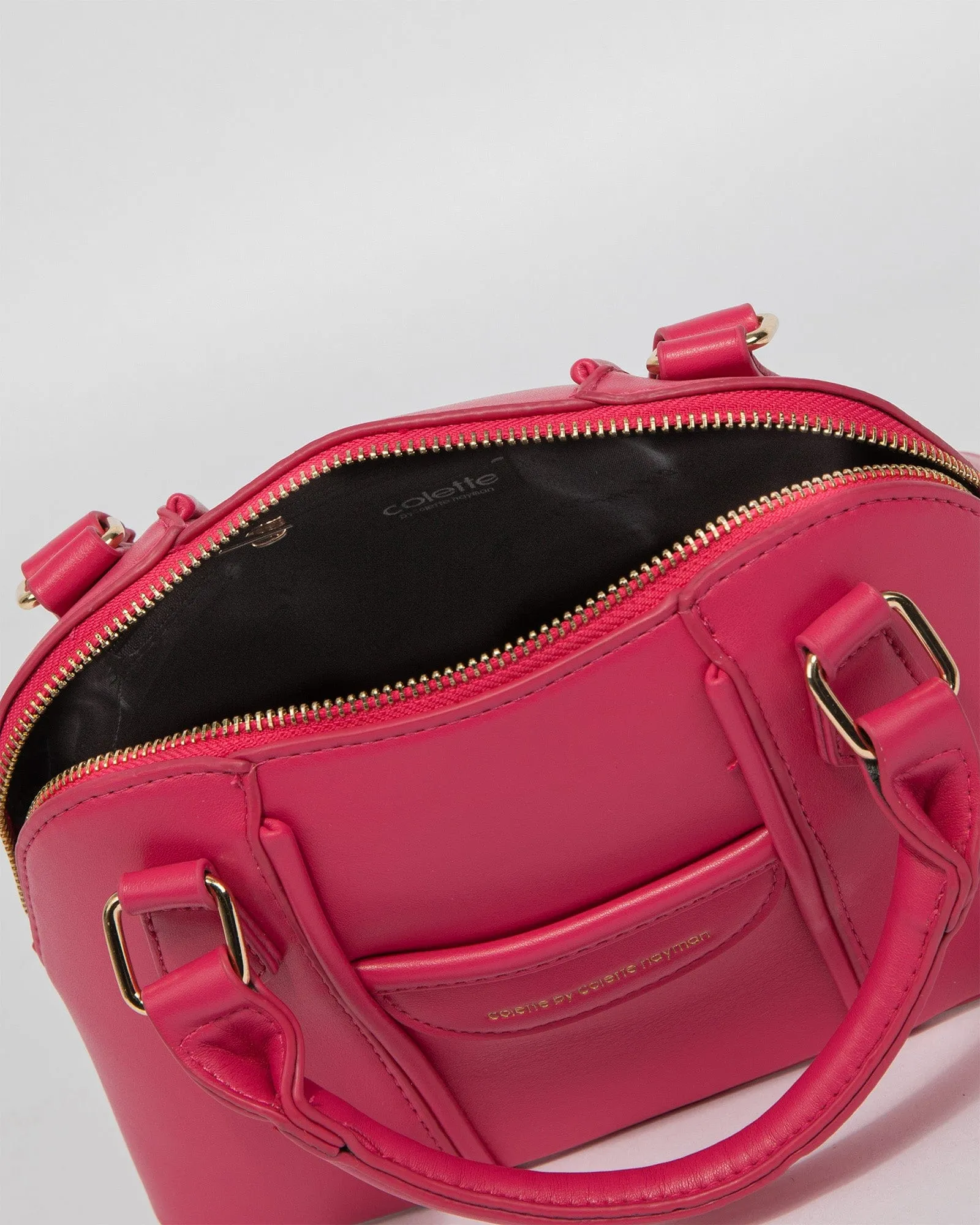 Pink Kelly Bowler Bag