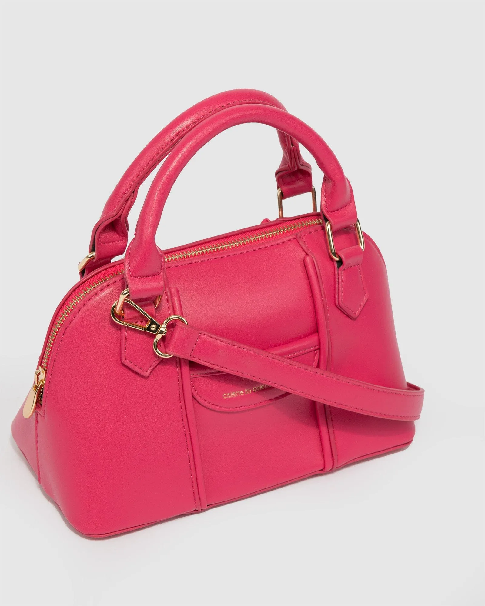 Pink Kelly Bowler Bag