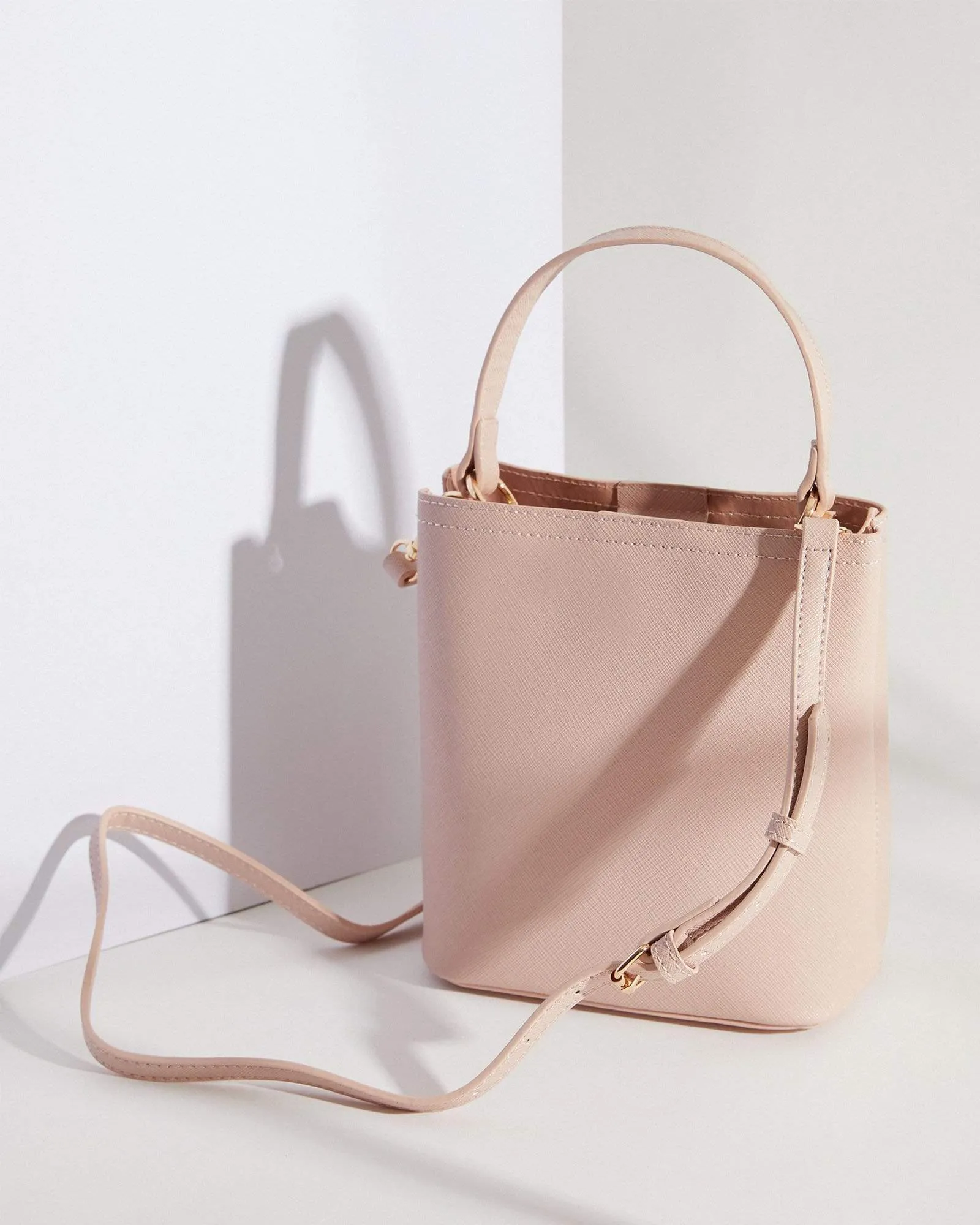 Pink Melanie Bucket Bag