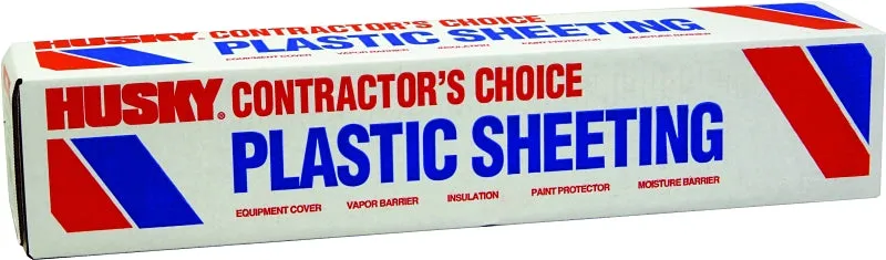 Poly-America CF01512-200C Painter's Sheeting, 200 ft L, 12 ft W, Clear :ROLL: QUANTITY: 1