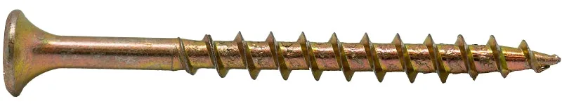 ProFIT 0333078G Screw, #8 Thread, 1-1/4 in L, Coarse Thread, Bugle Head, Star Drive, Steel, Yellow Zinc, 285 PK :BX: QUANTITY: 1