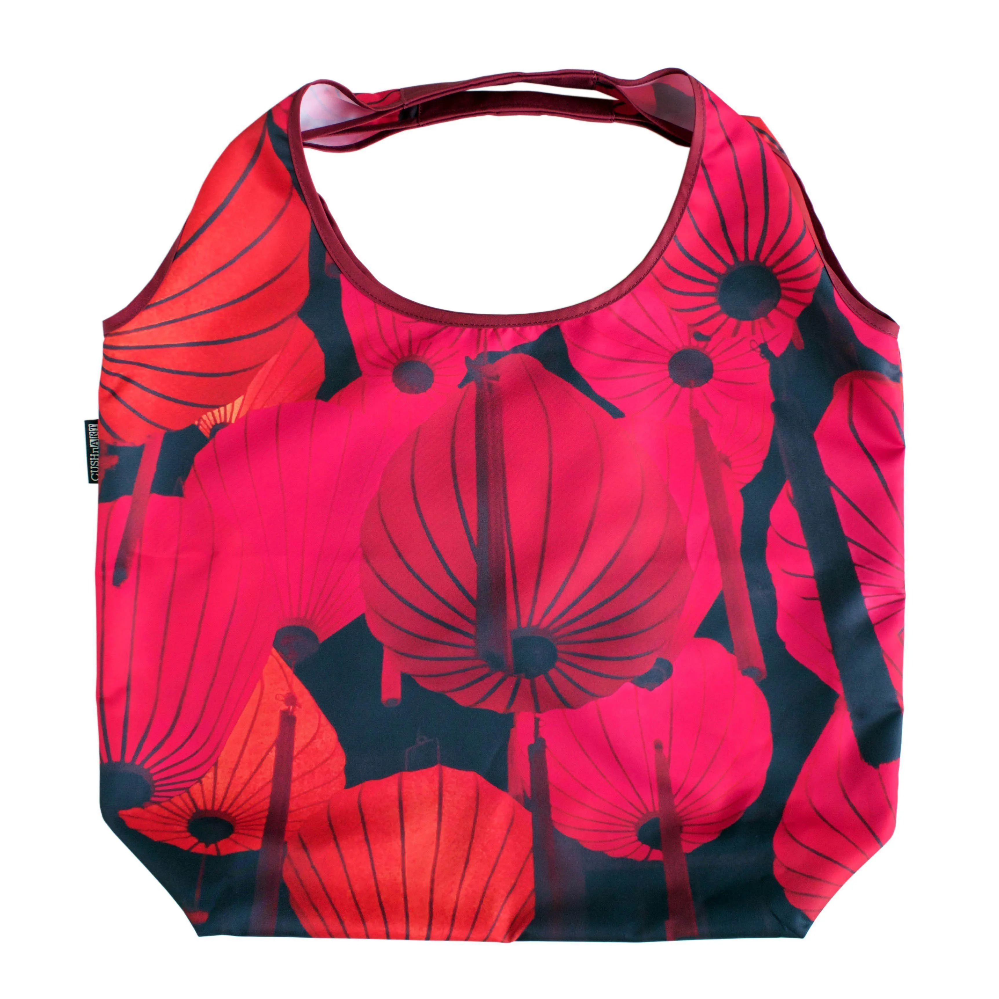 Red Lantern Foldable Tote Bag