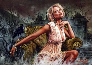 Rick Melton - Irina Voronina - Scream Queens - Art Print