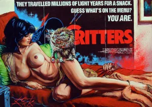 Rick Melton - Poster Girl Critters - Erotic Horror - Art Print