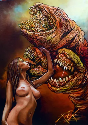 Rick Melton - Suzi Does The Deadly Spawn - Suzi Shaw - Art Print