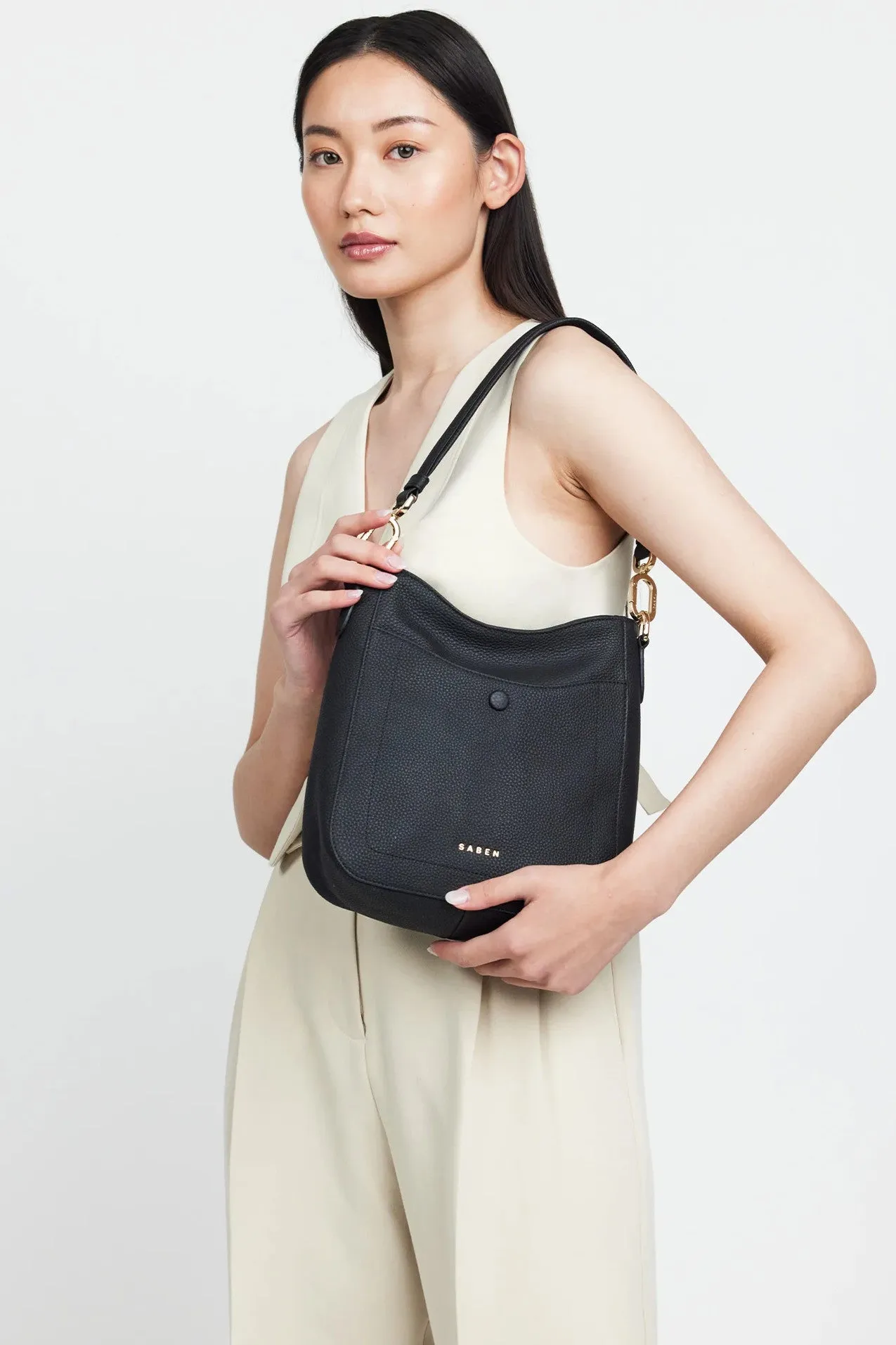 Saben - Rosie Shoulder Bag, Black