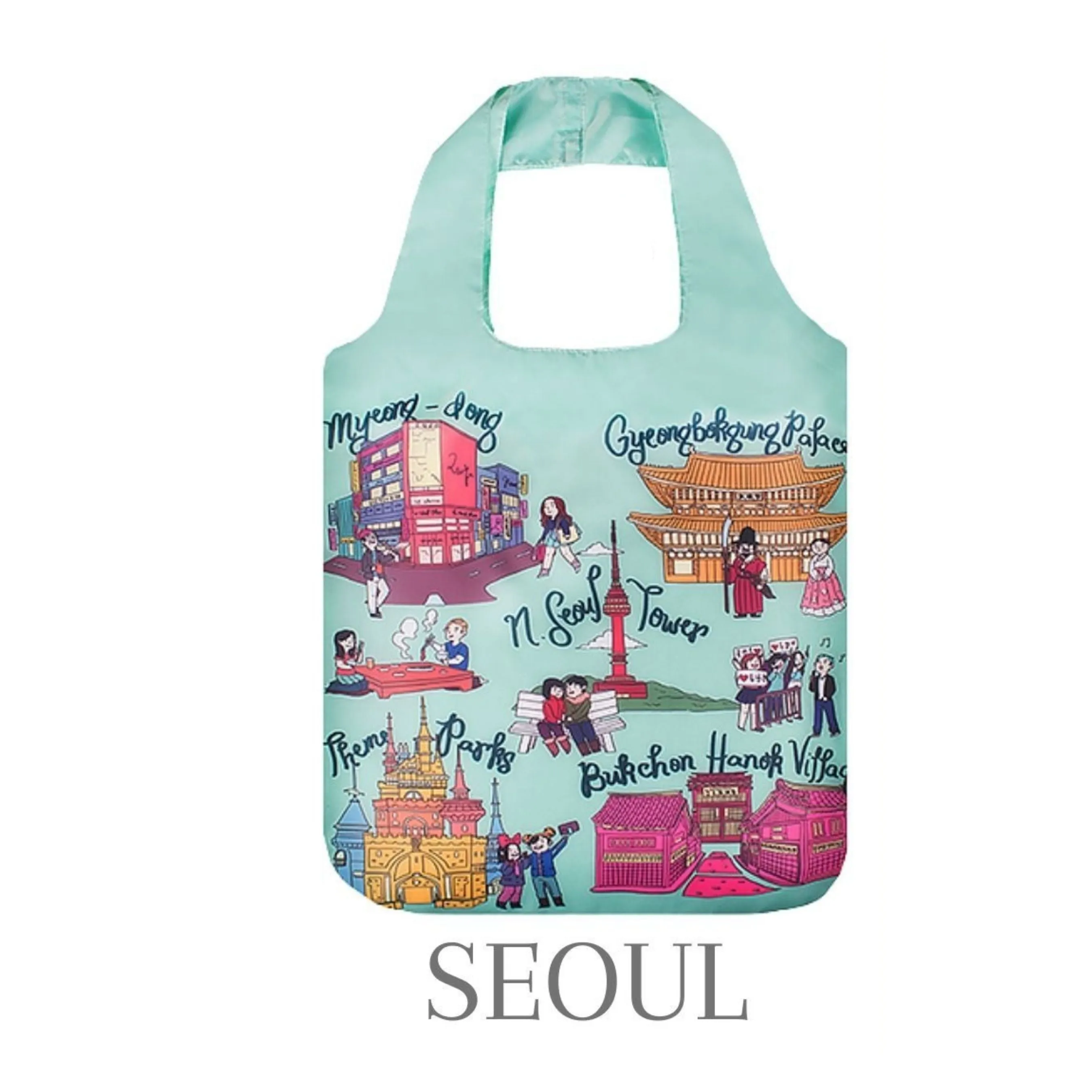 SAC People Reusable Bags. Cities Collection