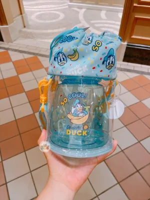 SHDL - Donald Duck Drink Bottle with Drawstring Bag Set