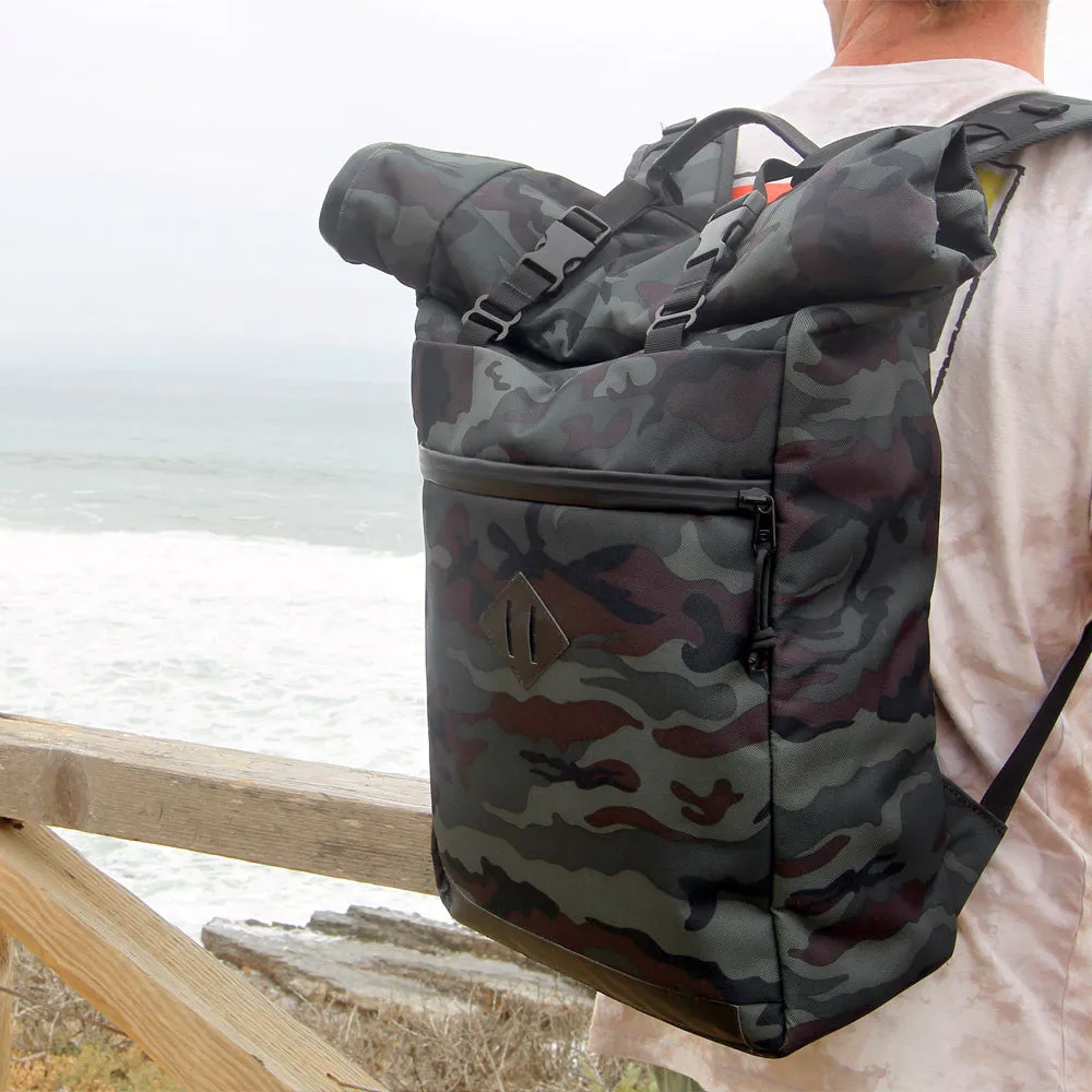 SMELL PROOF BACKPACK "THE SCOUT" - BLACK FOREST CAMO