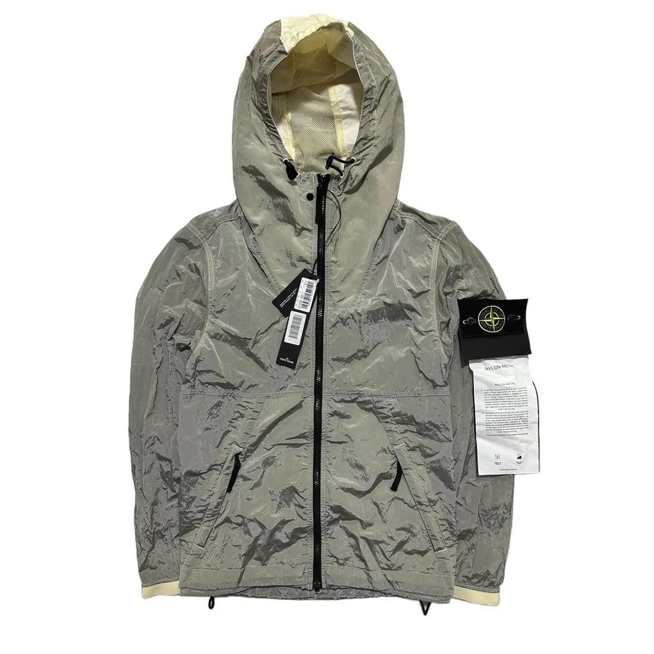 Stone Island Nylon Metal Silver Jacket