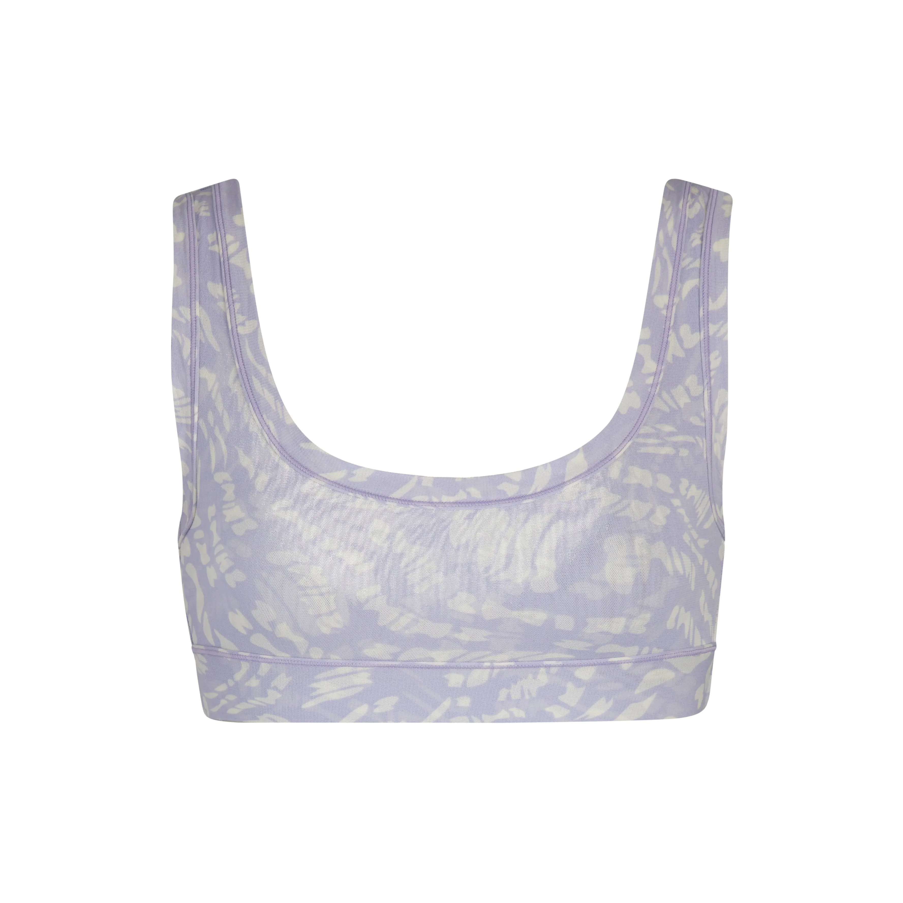 SUMMER MESH SCOOP BRALETTE | LILAC SWIRL