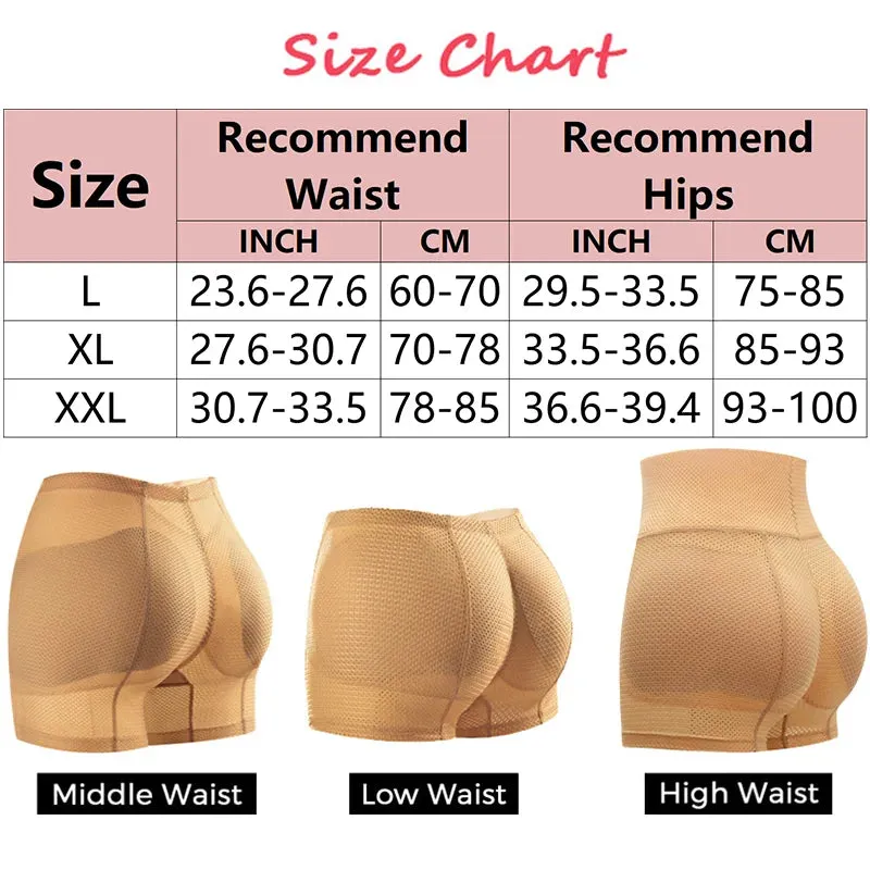 TEEK - Hip Tush Enhancer Padded Panties