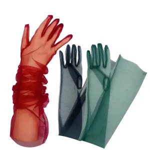 TEEK - Ultra Thin Tulle Elbow Gloves