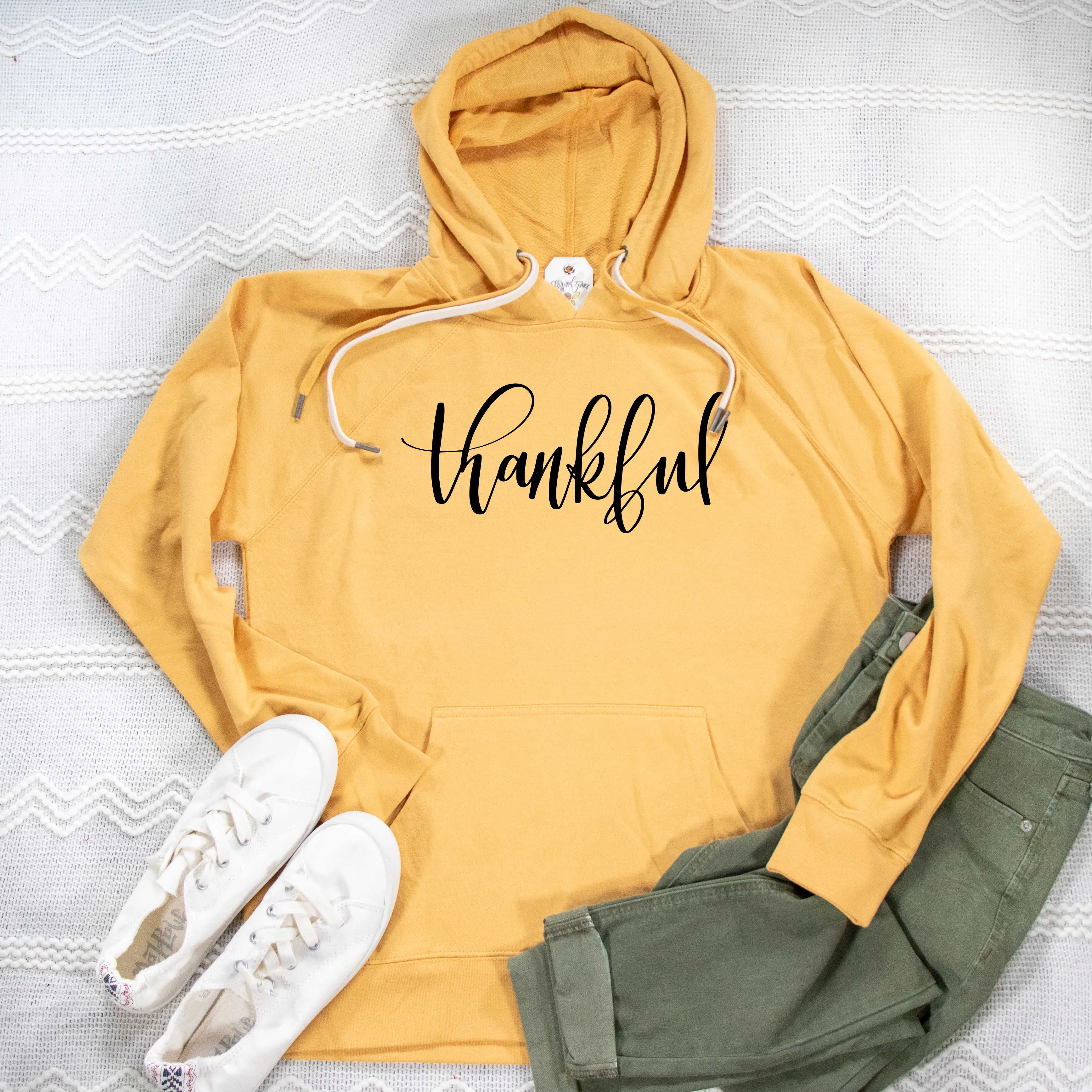 Thankful Lightweight Terry Hoodie