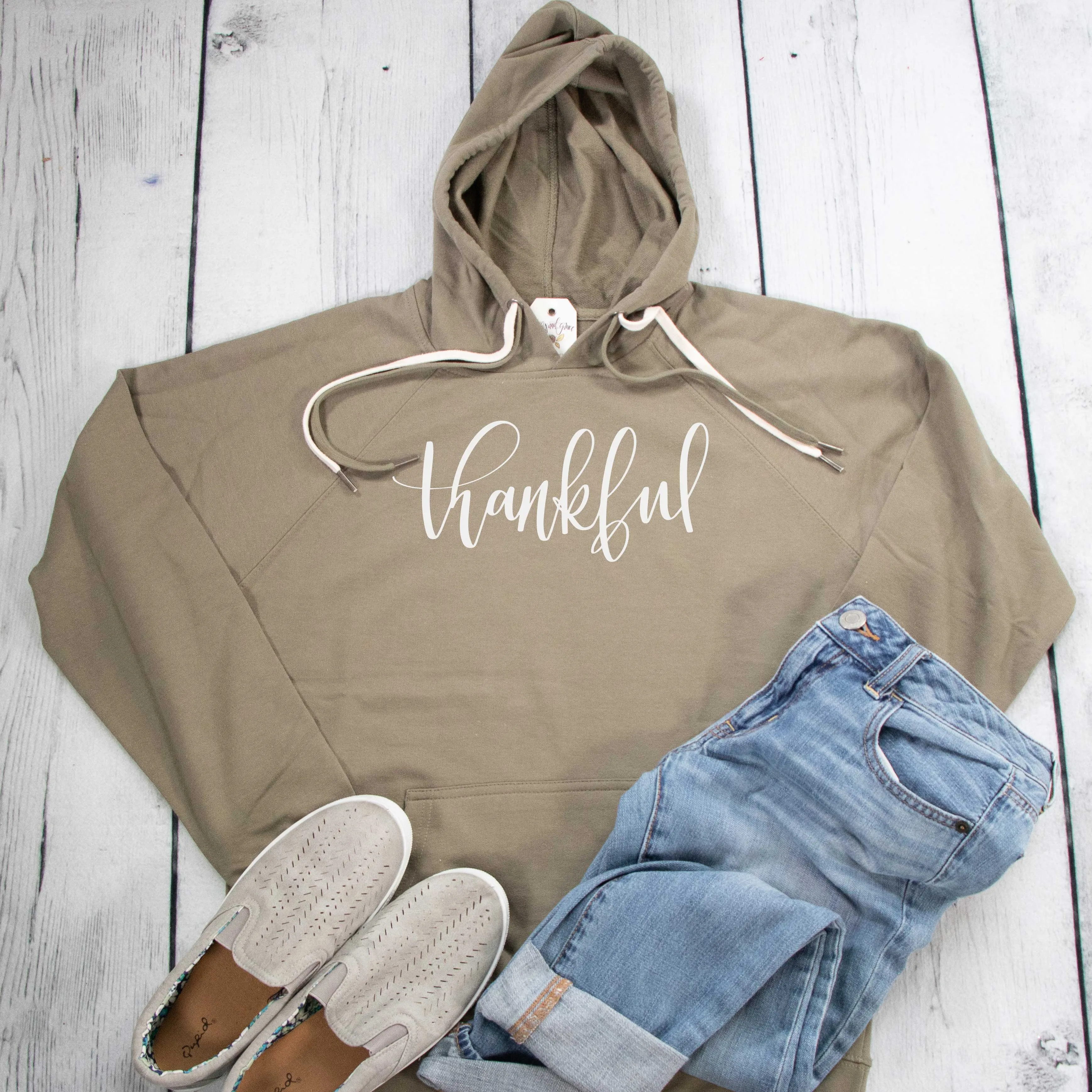 Thankful Lightweight Terry Hoodie