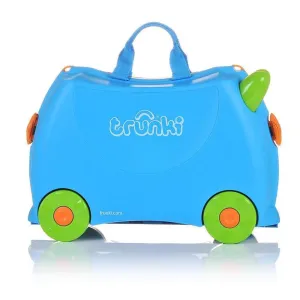 Trunki original innovative Ride On Suitcase for kids age 3  Terrance Blue