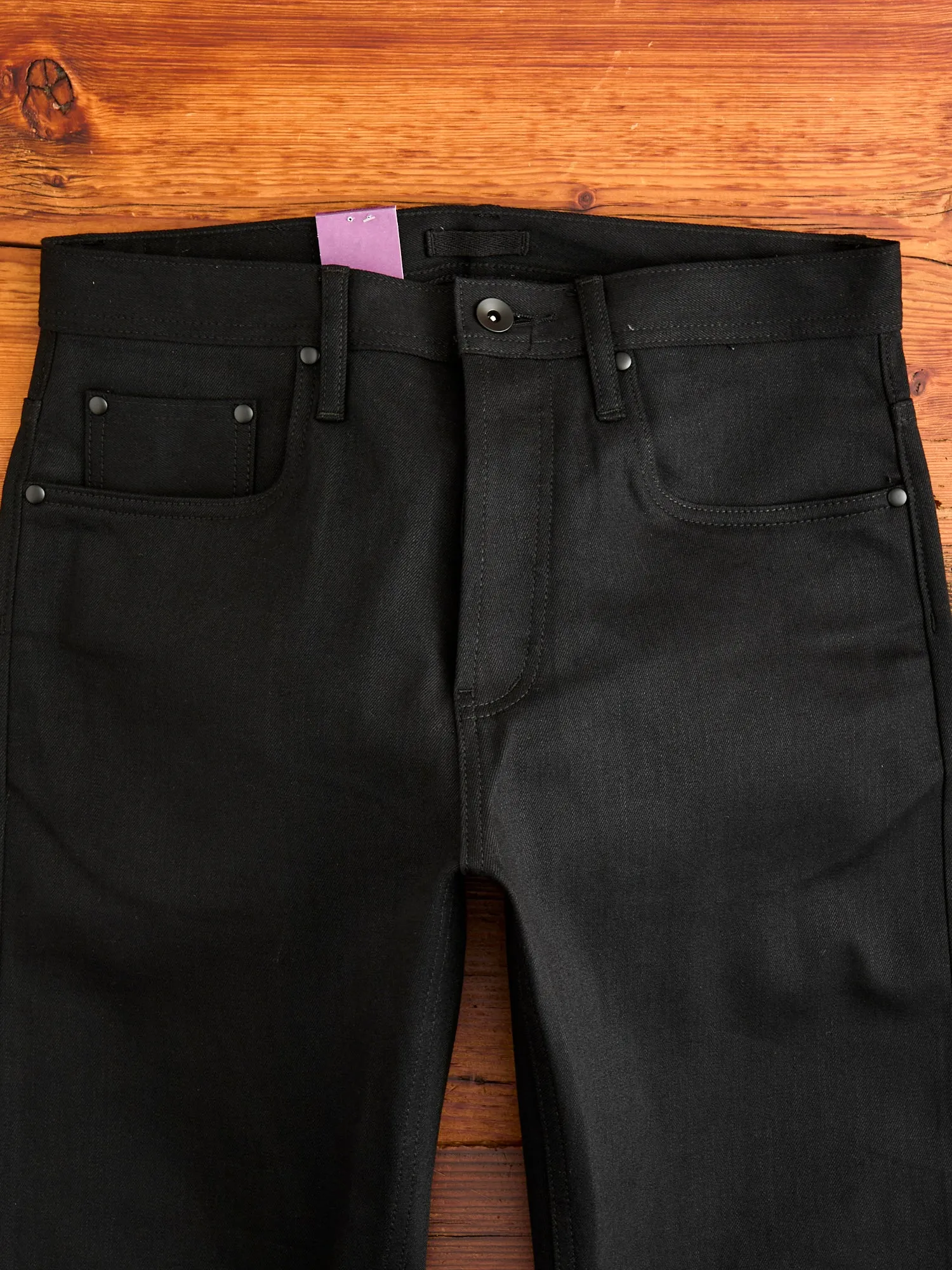 UB644 11oz Black Stretch Selvedge - Relaxed Tapered Fit