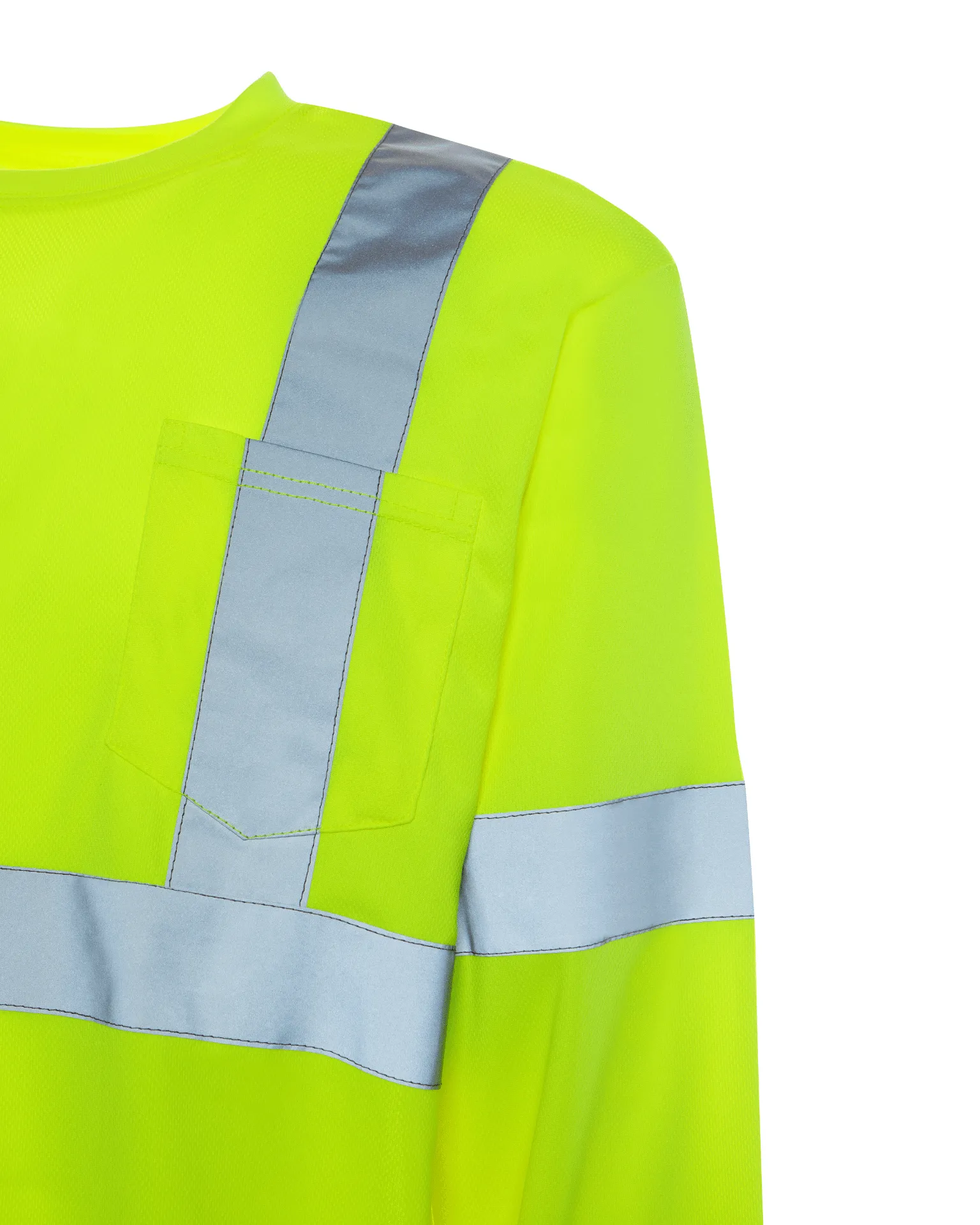 UHV403 HiVis Long Sleeve Tek Tee