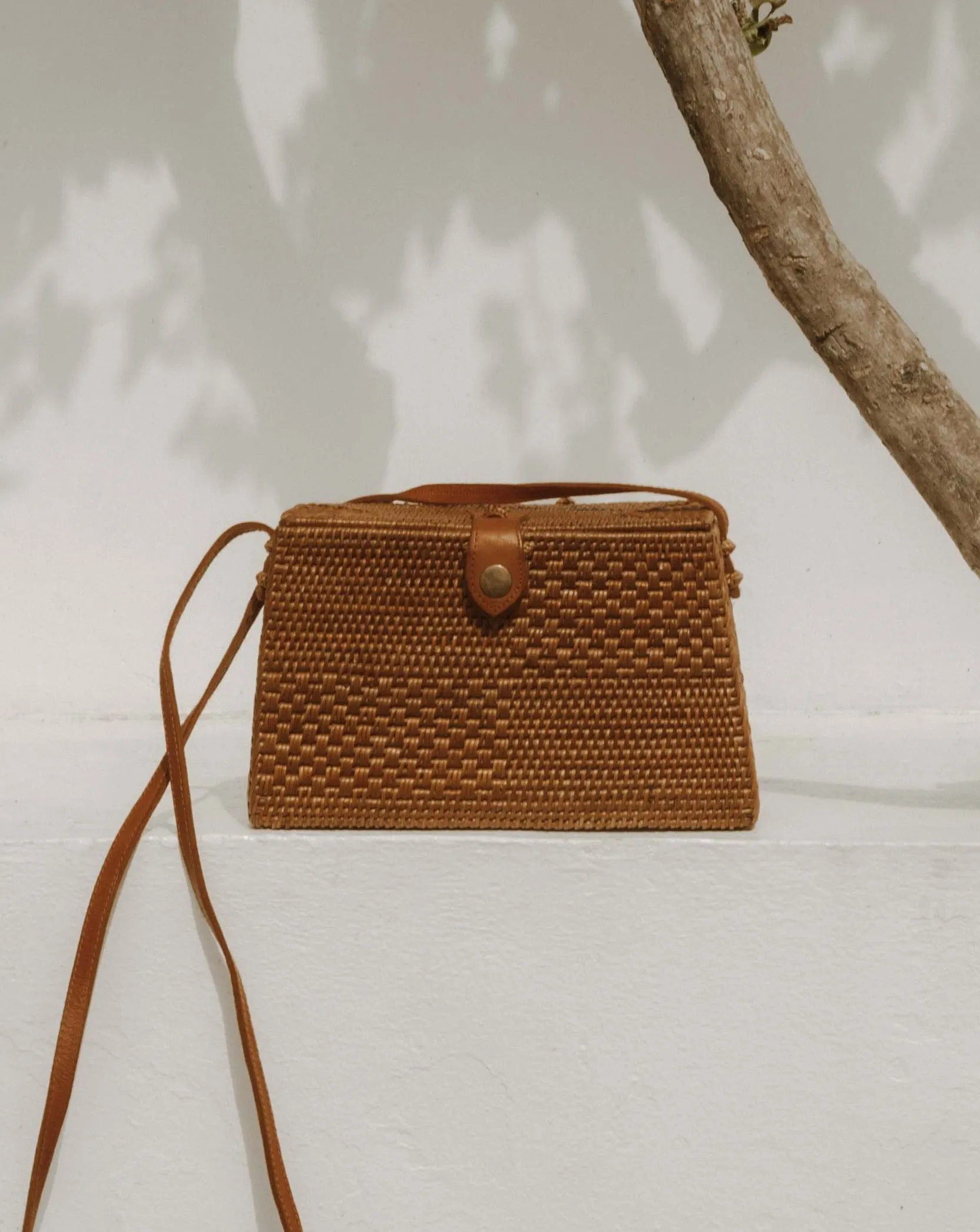 Vegan Canggu Rattan Bag