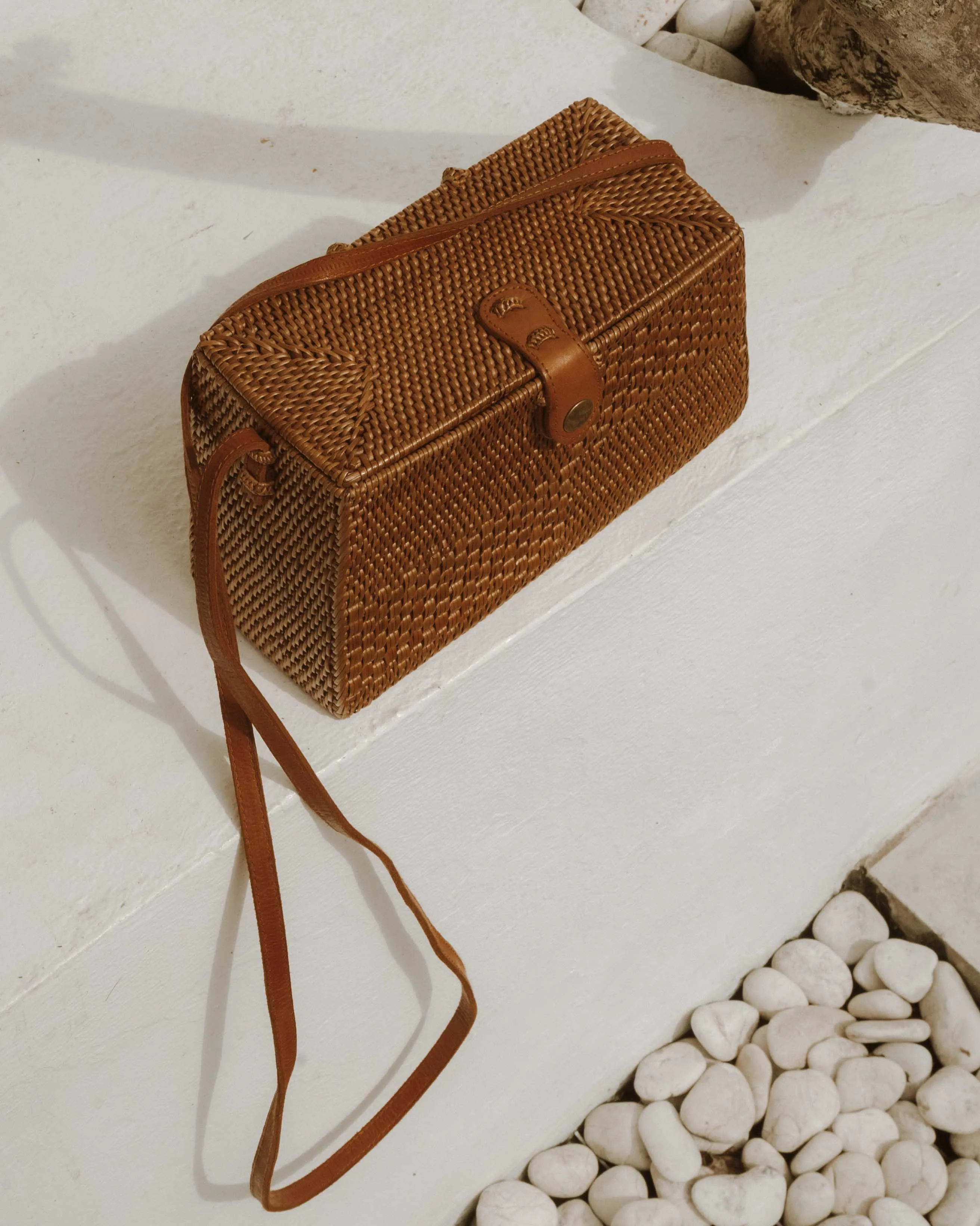 Vegan Canggu Rattan Bag