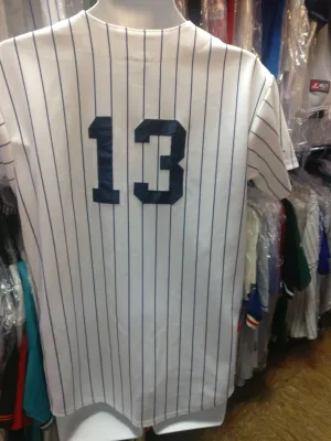 Vintage #13 ALEX RODRIGUEZ New York Yankees MLB Majestic Jersey YXL