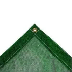 Vinyl Mesh Tarp - Green - 30' x 50'