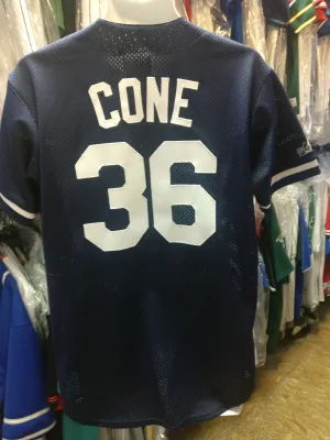 Vtg #36 DAVID CONE New York Yankees MLB Majestic Authentic Jersey M