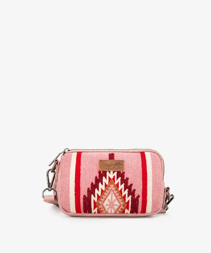 Wrangler Aztec Knitted Bucket Bag Set