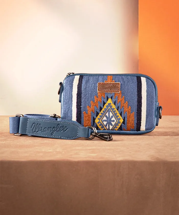 Wrangler Aztec Knitted Bucket Bag Set