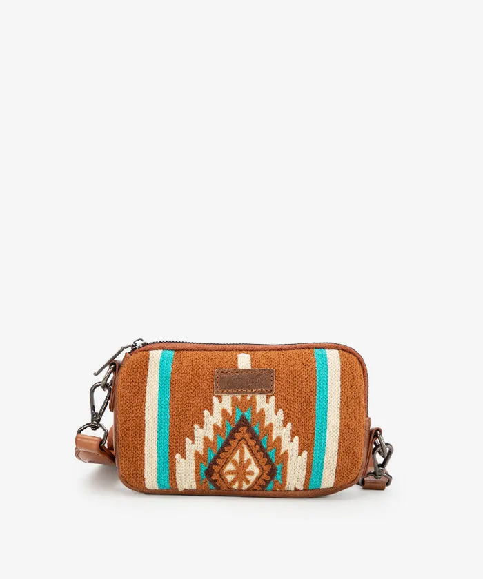 Wrangler Aztec Knitted Bucket Bag Set