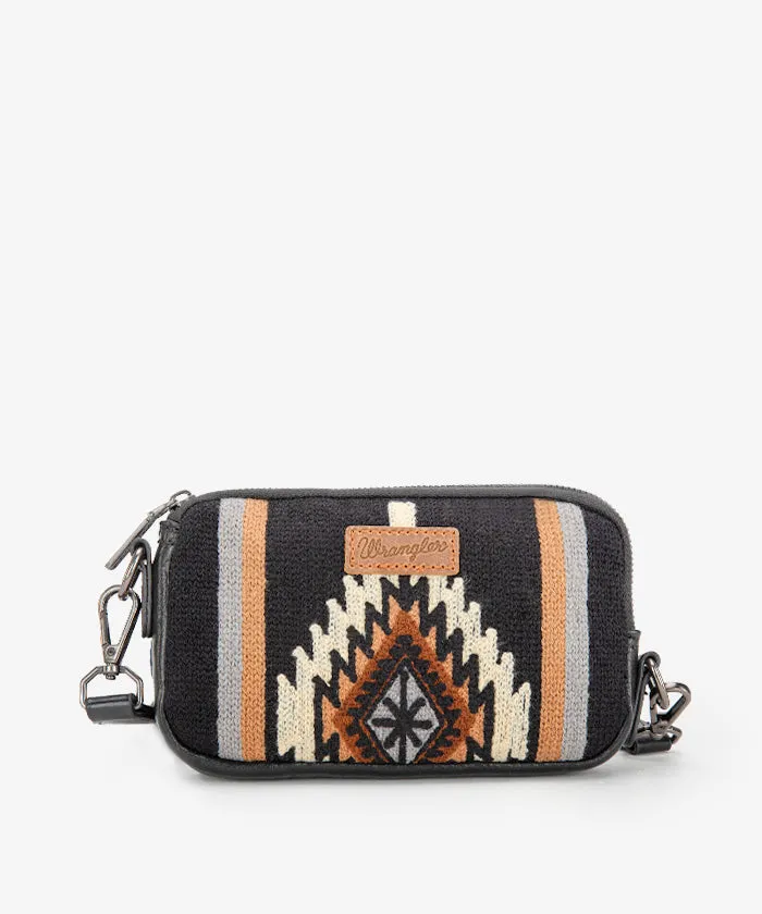 Wrangler Aztec Knitted Bucket Bag Set