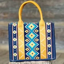 Wrangler Southwest Print Tote ~ Mustard